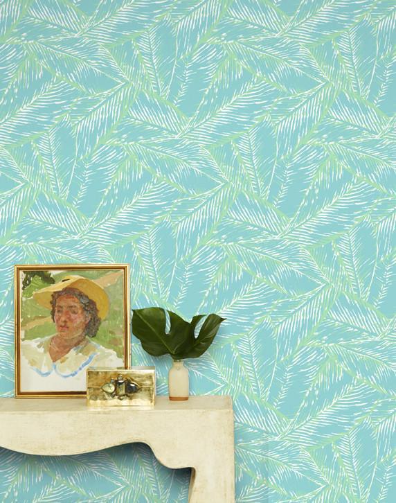 Best Fronds Wallpaper by Wallshoppe Caribbean thumbnail 2