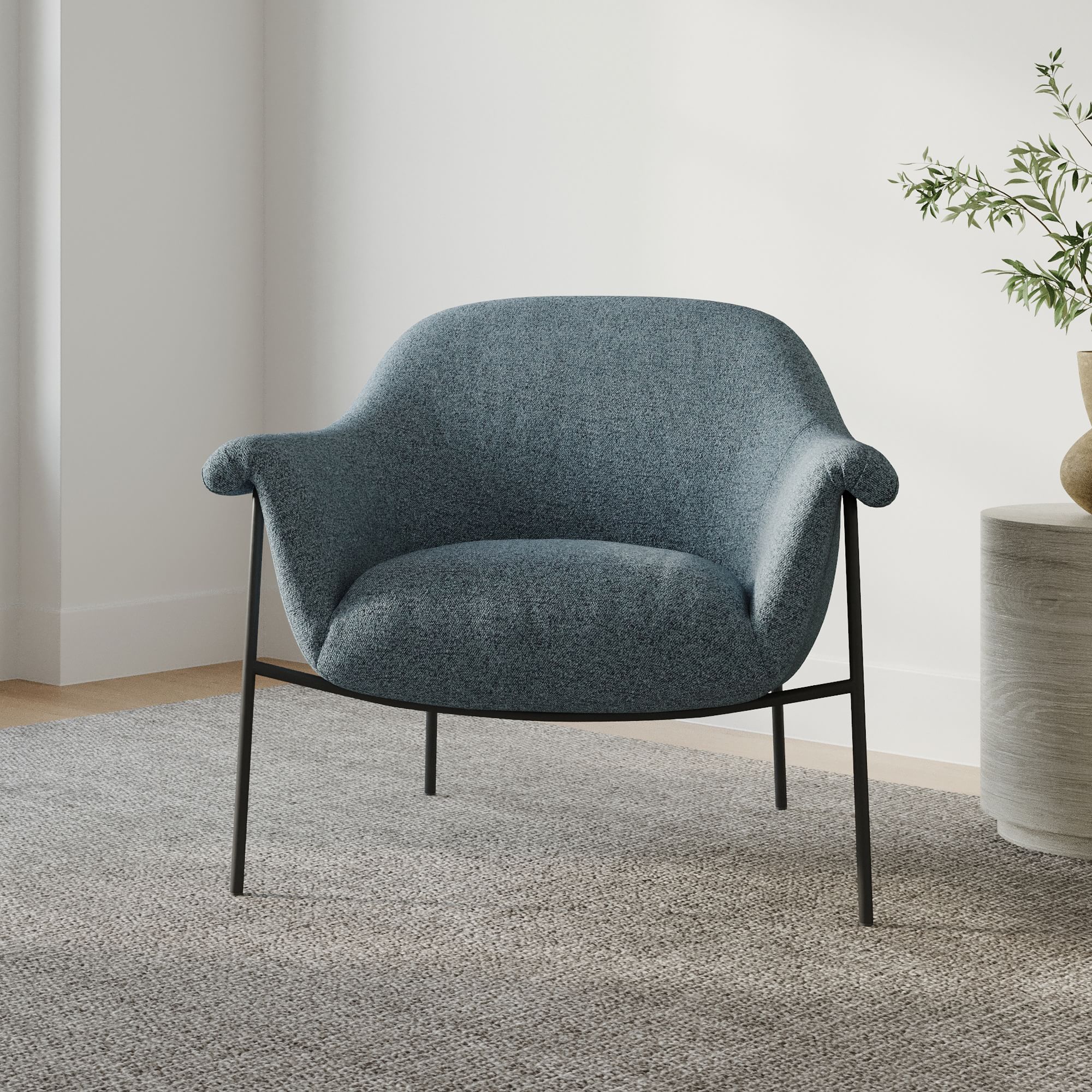 Rolled Arm Chair thumbnail 2
