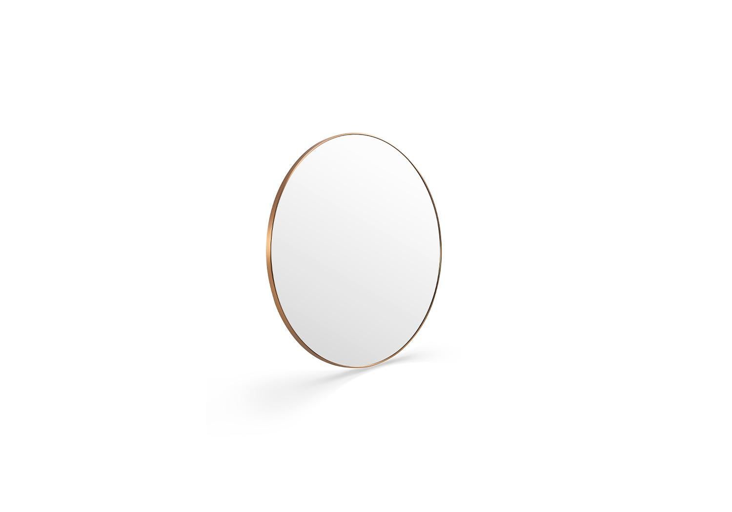 Vesta Primis Round Mirror Brass thumbnail 2
