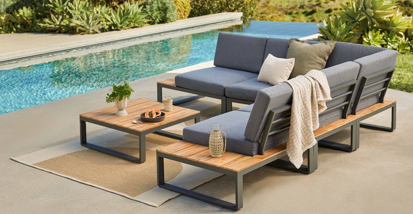 Molbo Geo Yellow IndoorOutdoor Rug thumbnail 2