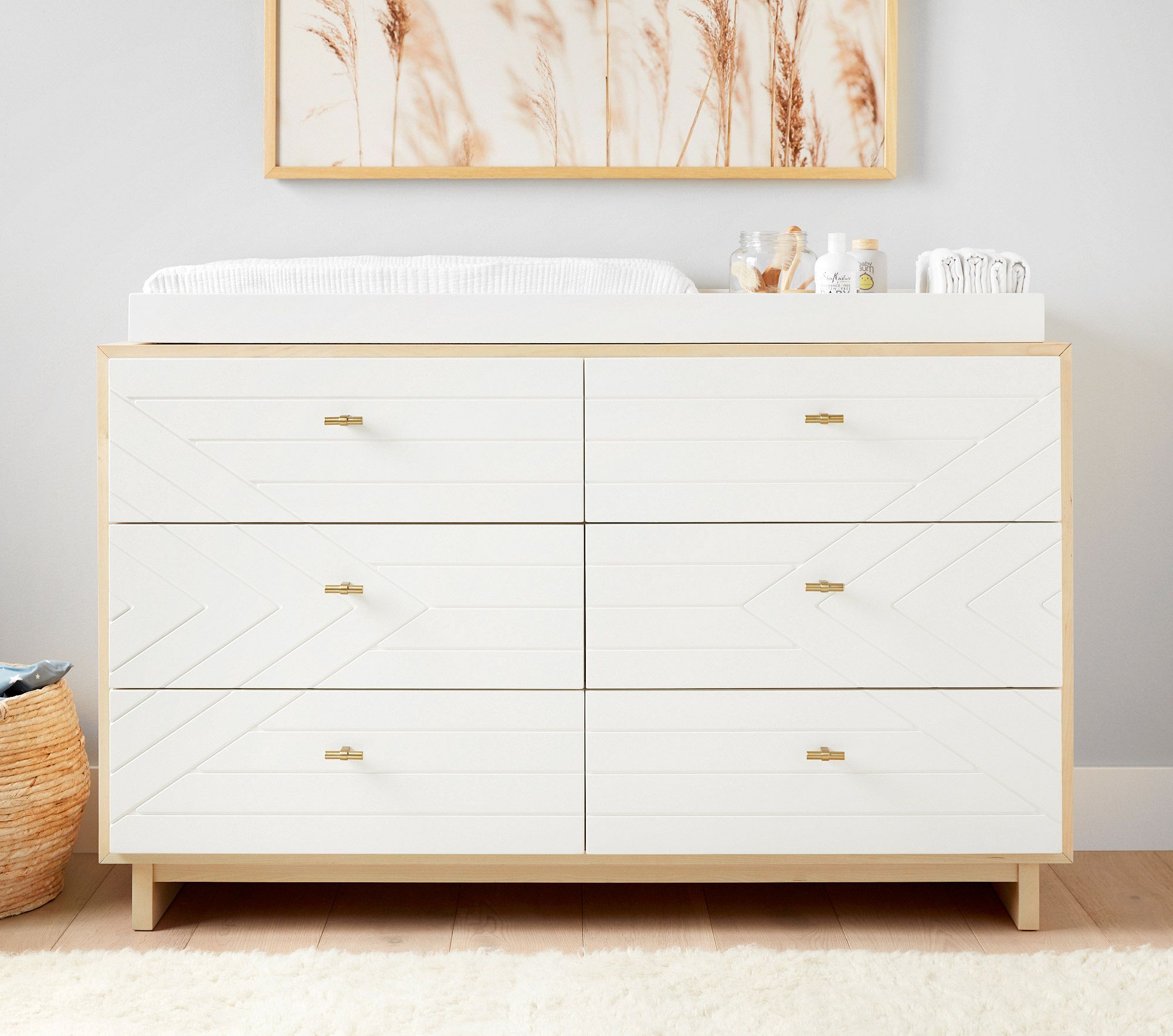 Cora Extra Wide Dresser Topper Set thumbnail 2