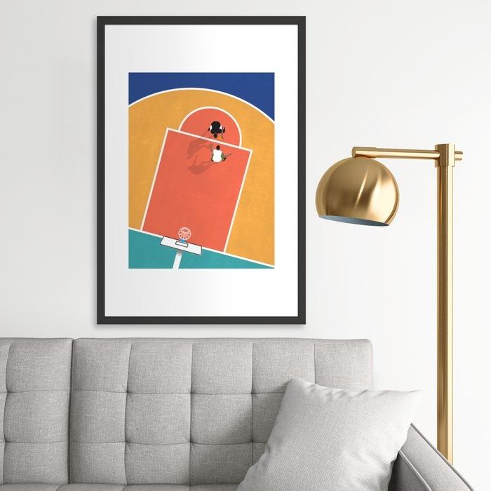 Street Basketball Framed Art Print thumbnail 2