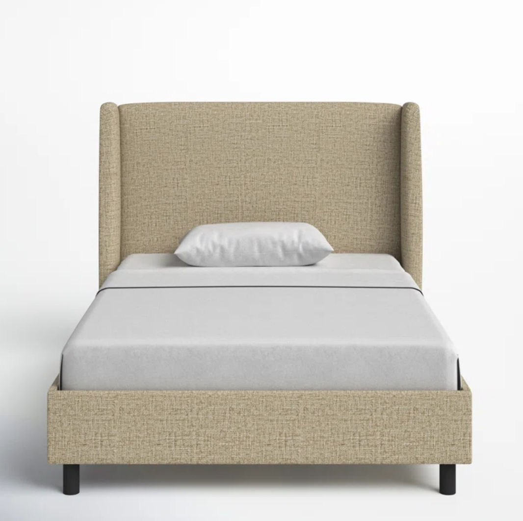 Tilly Upholstered Low Profile Platform Bed thumbnail 2