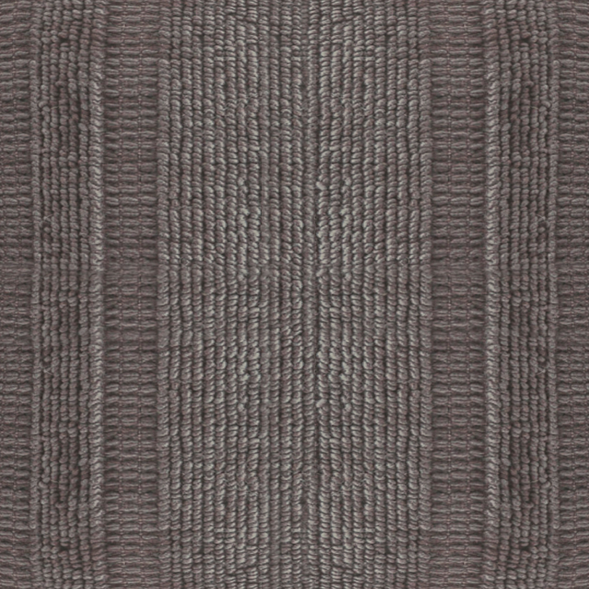 Fog Grey Textured Plaid 18"x18" Pouf thumbnail 3