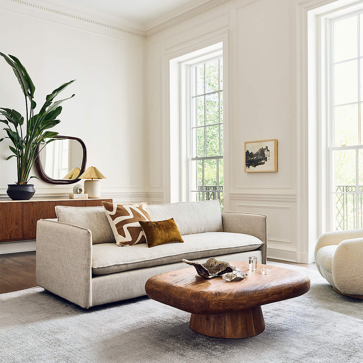 Derrico Acacia Wood Coffee Table thumbnail 2