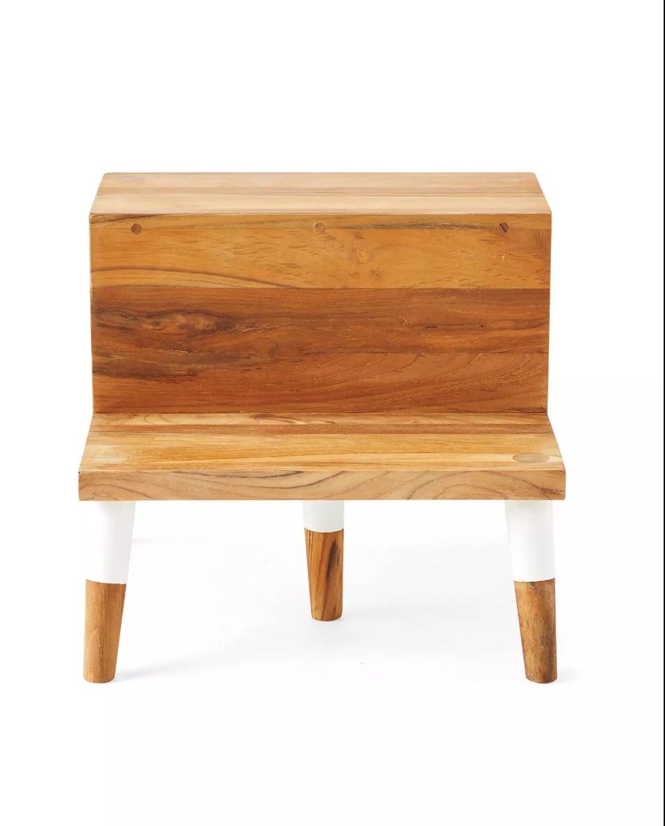 Teak Step Stool thumbnail 2