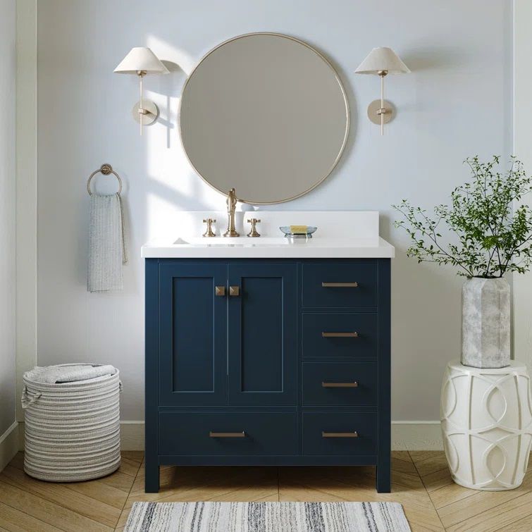 Amariani Free Standing Single Bathroom Vanity thumbnail 2
