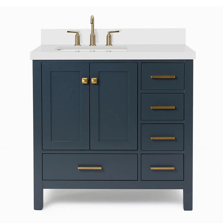 Amariani Free Standing Single Bathroom Vanity thumbnail 3