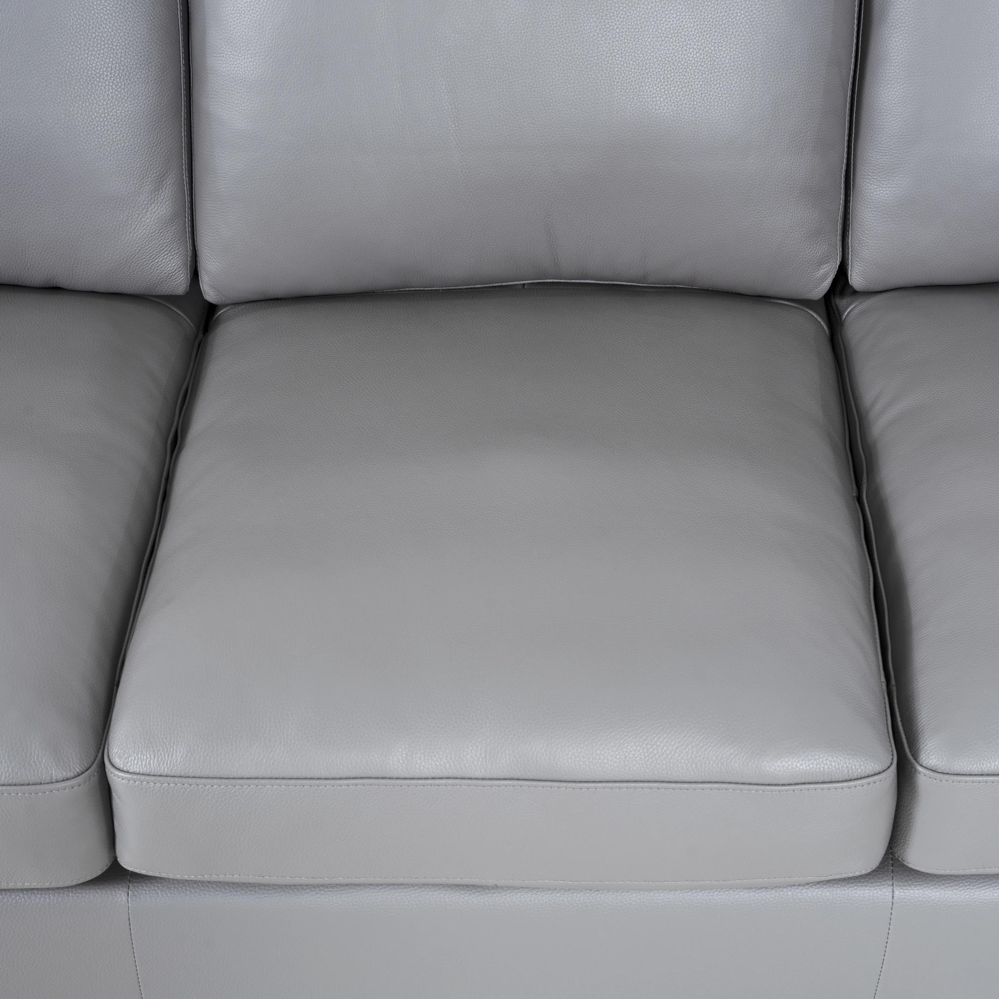 Ajmy Genuine Leather Square Arm Sofa thumbnail 6