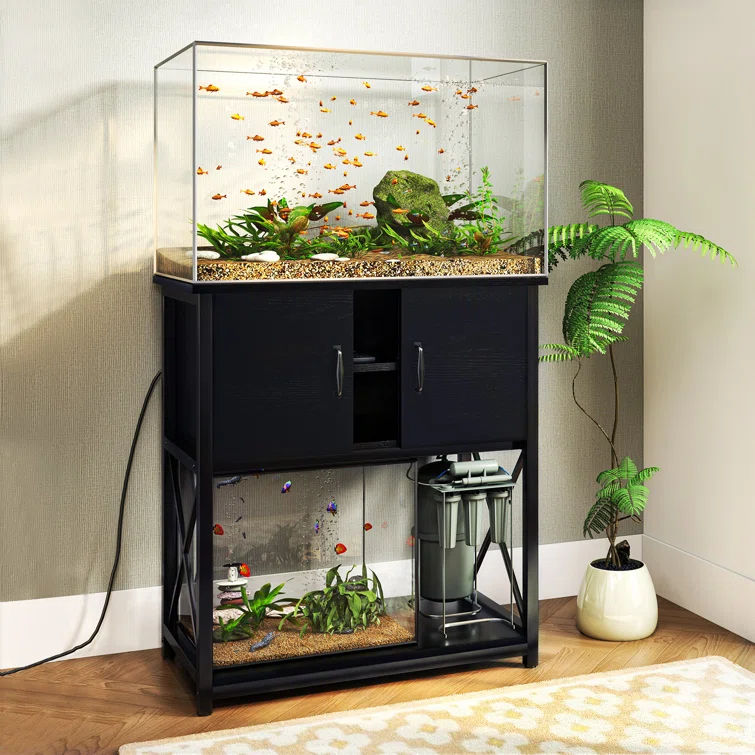 Godinne Wood Aquarium Stand thumbnail 2