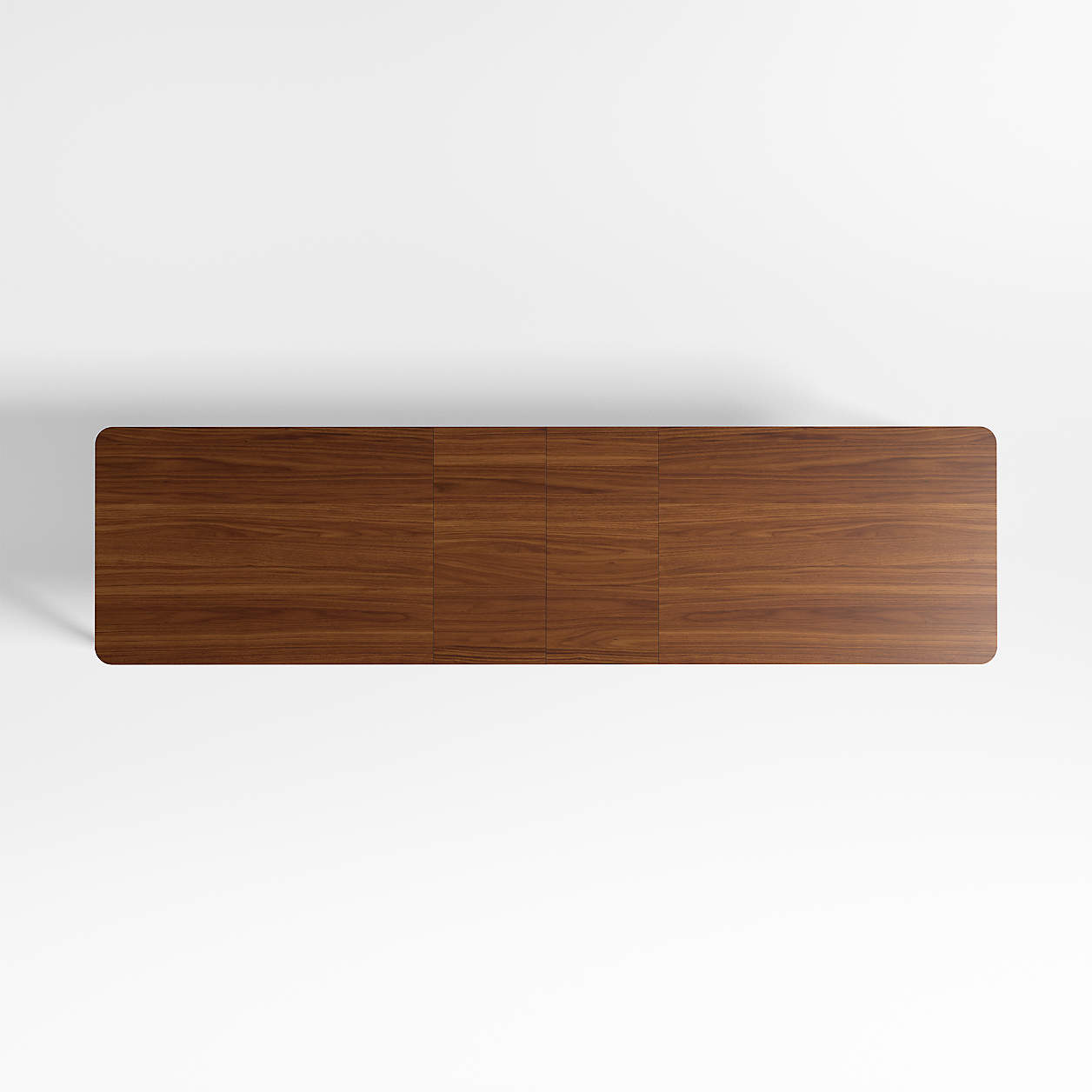 Tate Walnut Wood Extendable Dining Table thumbnail 4