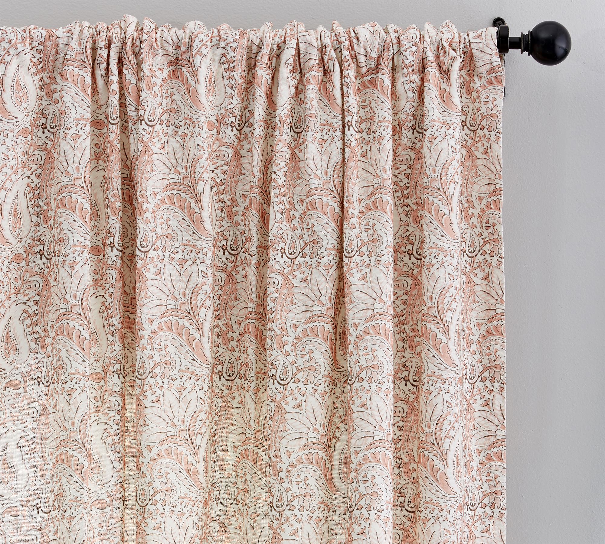 Amala Kalamkari Print Curtain-96" thumbnail 2