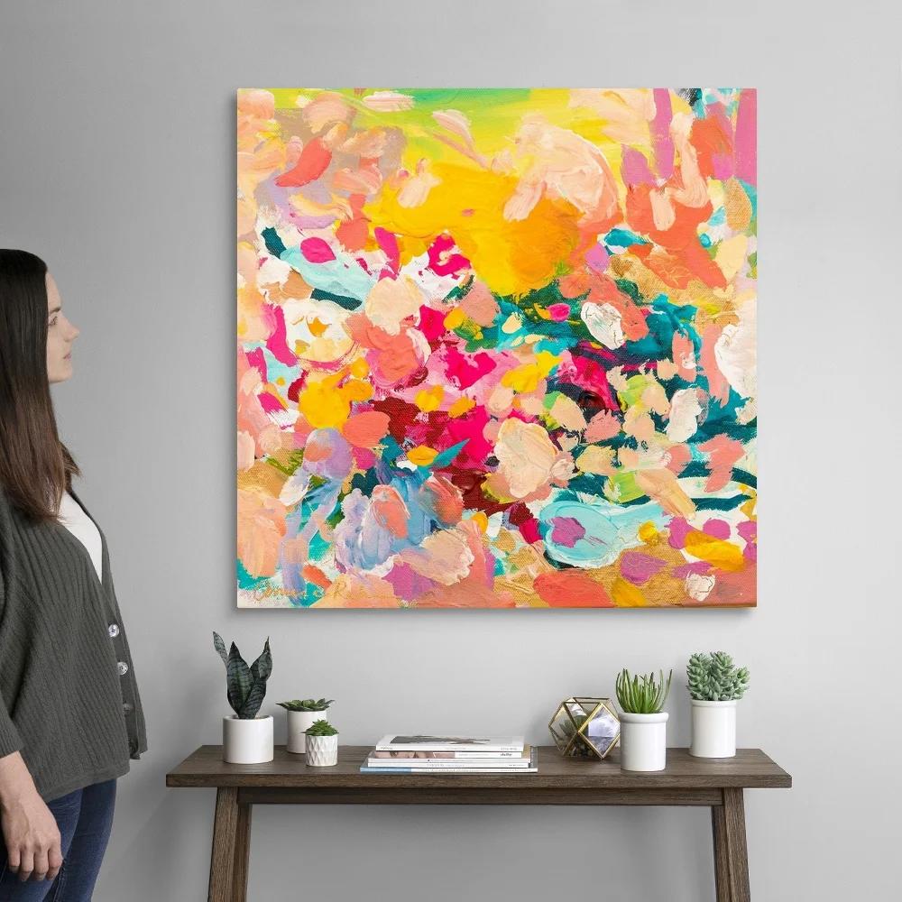 Hopeless Romantic Canvas by Amira Rahim Print without Frame-36"x36" thumbnail 2