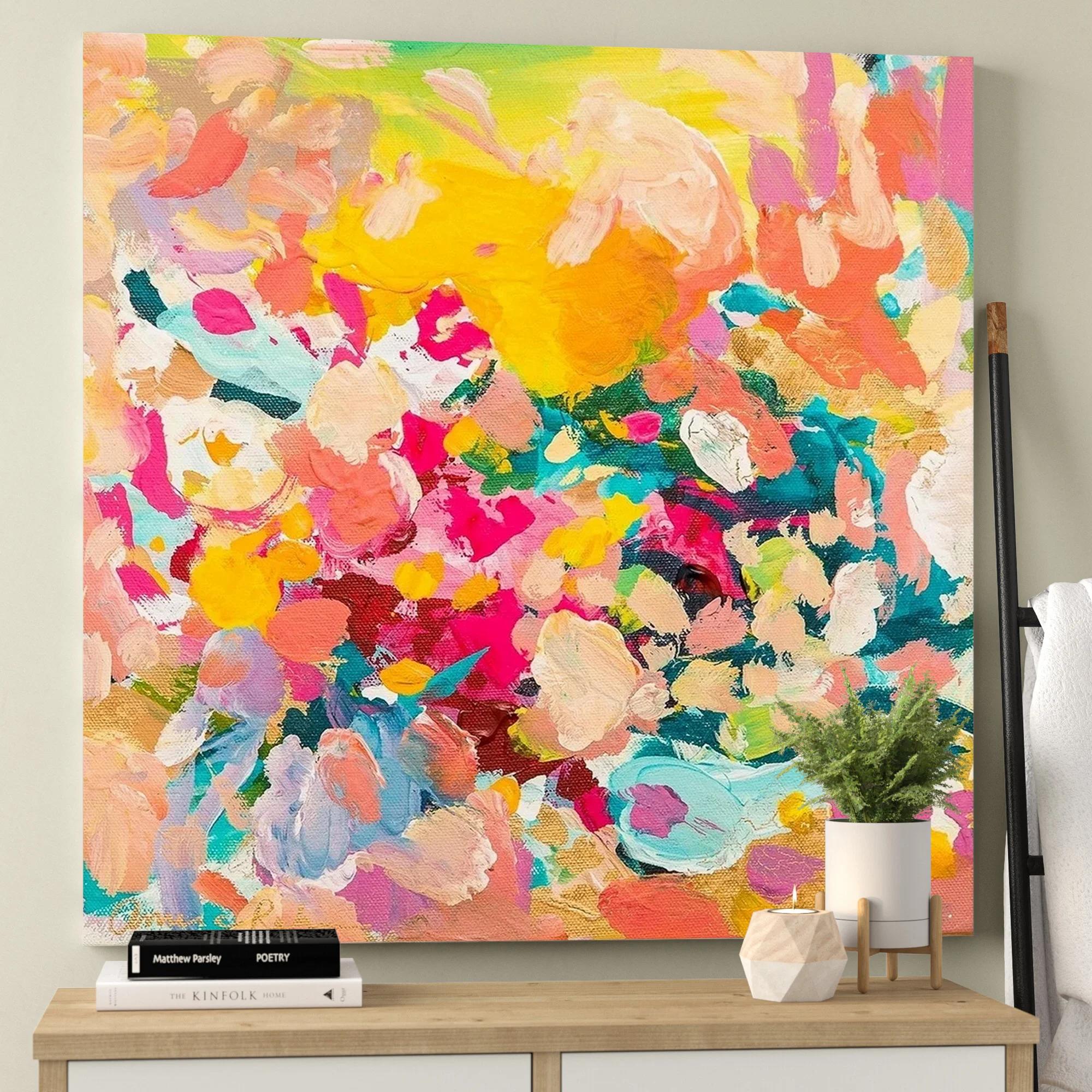 Hopeless Romantic Canvas by Amira Rahim Print without Frame-36"x36" thumbnail 3