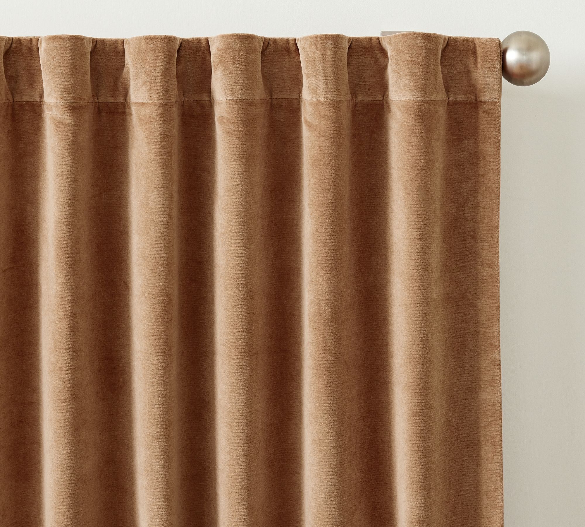 MTO Velvet Twill Blackout Drape108 x 50 inCognac thumbnail 3