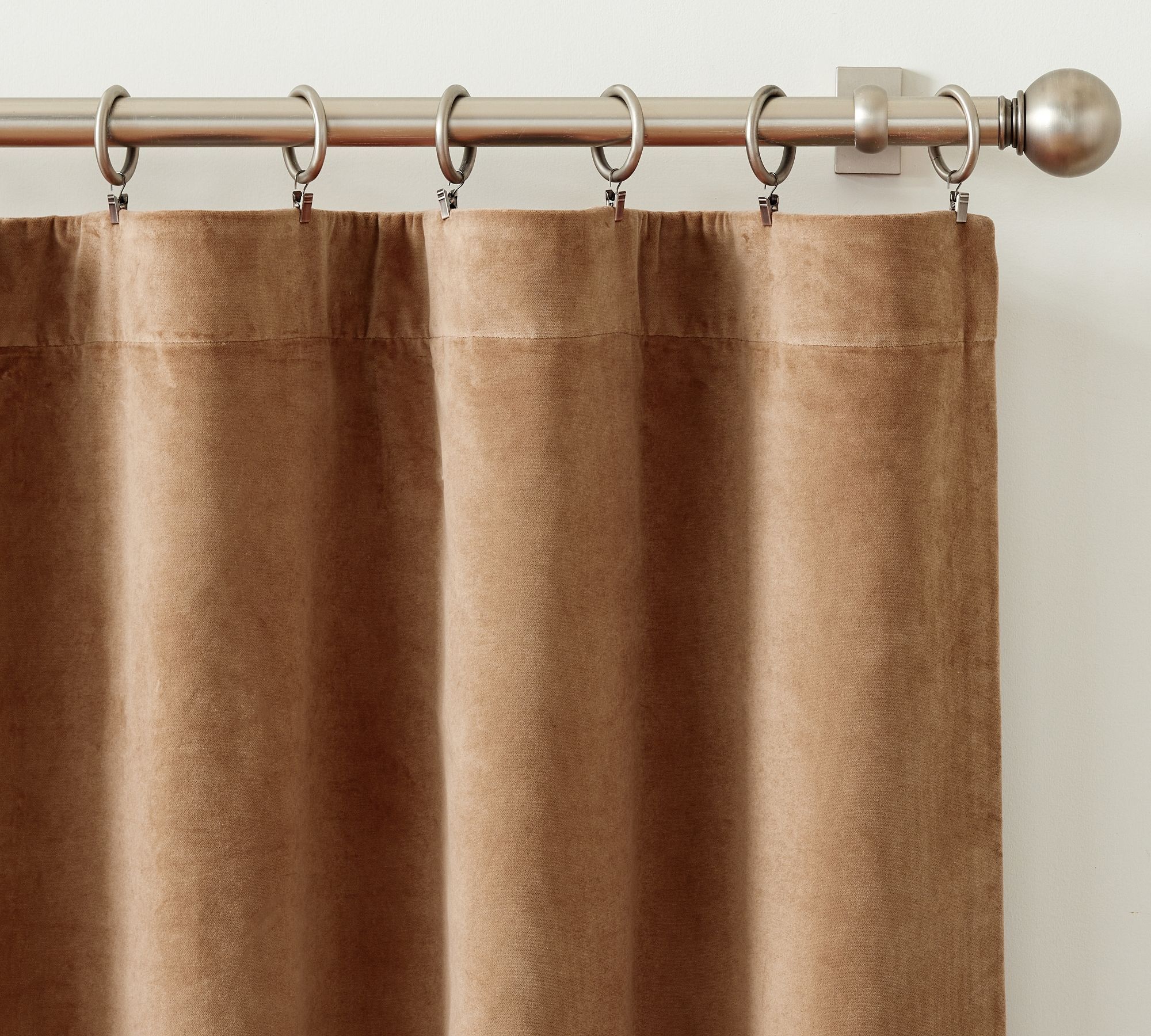 MTO Velvet Twill Blackout Drape108 x 50 inCognac thumbnail 5