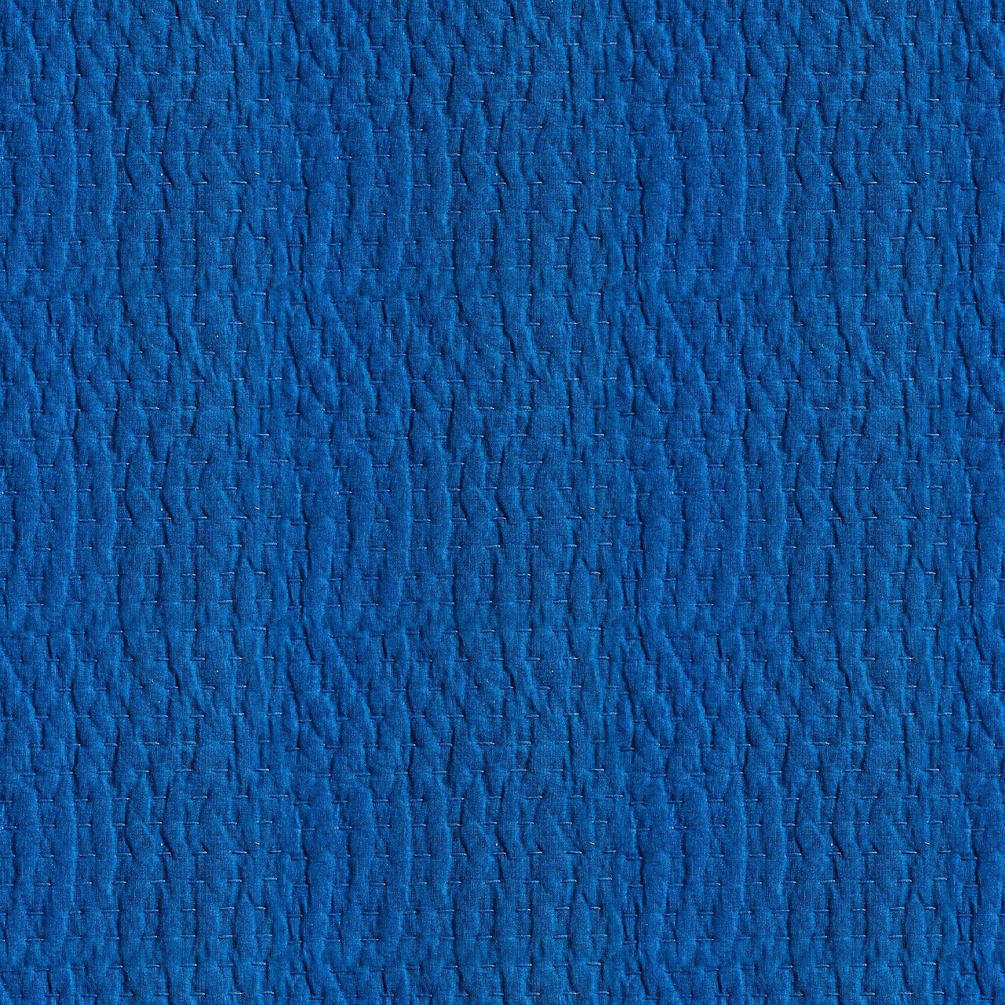 Pick-Stitch Handcrafted Cotton Linen Quilt thumbnail 2