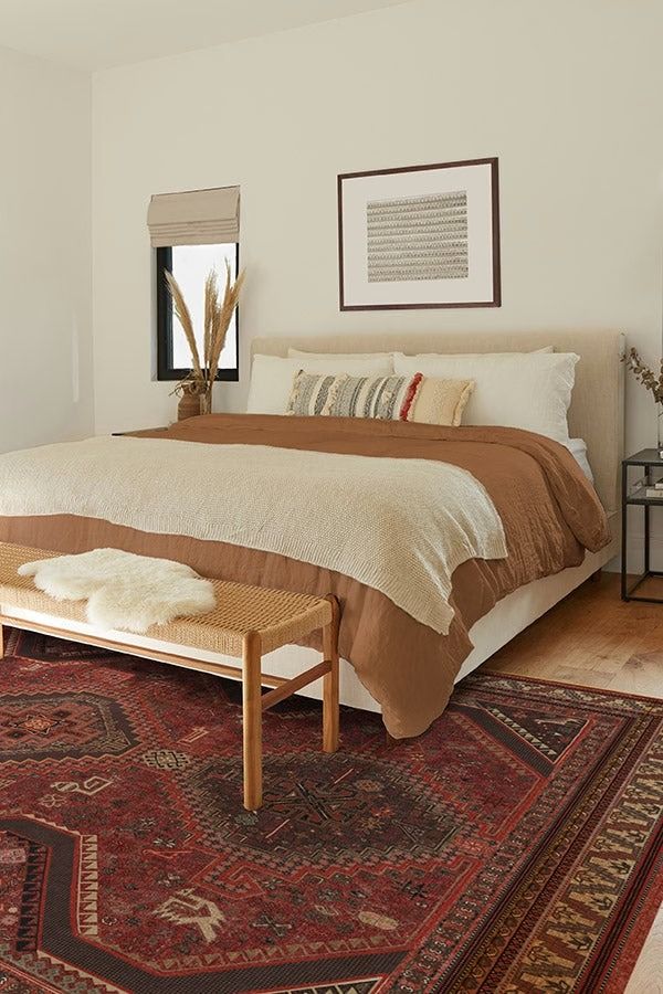 Zareen Scarlet Red Tufted Rug thumbnail 2