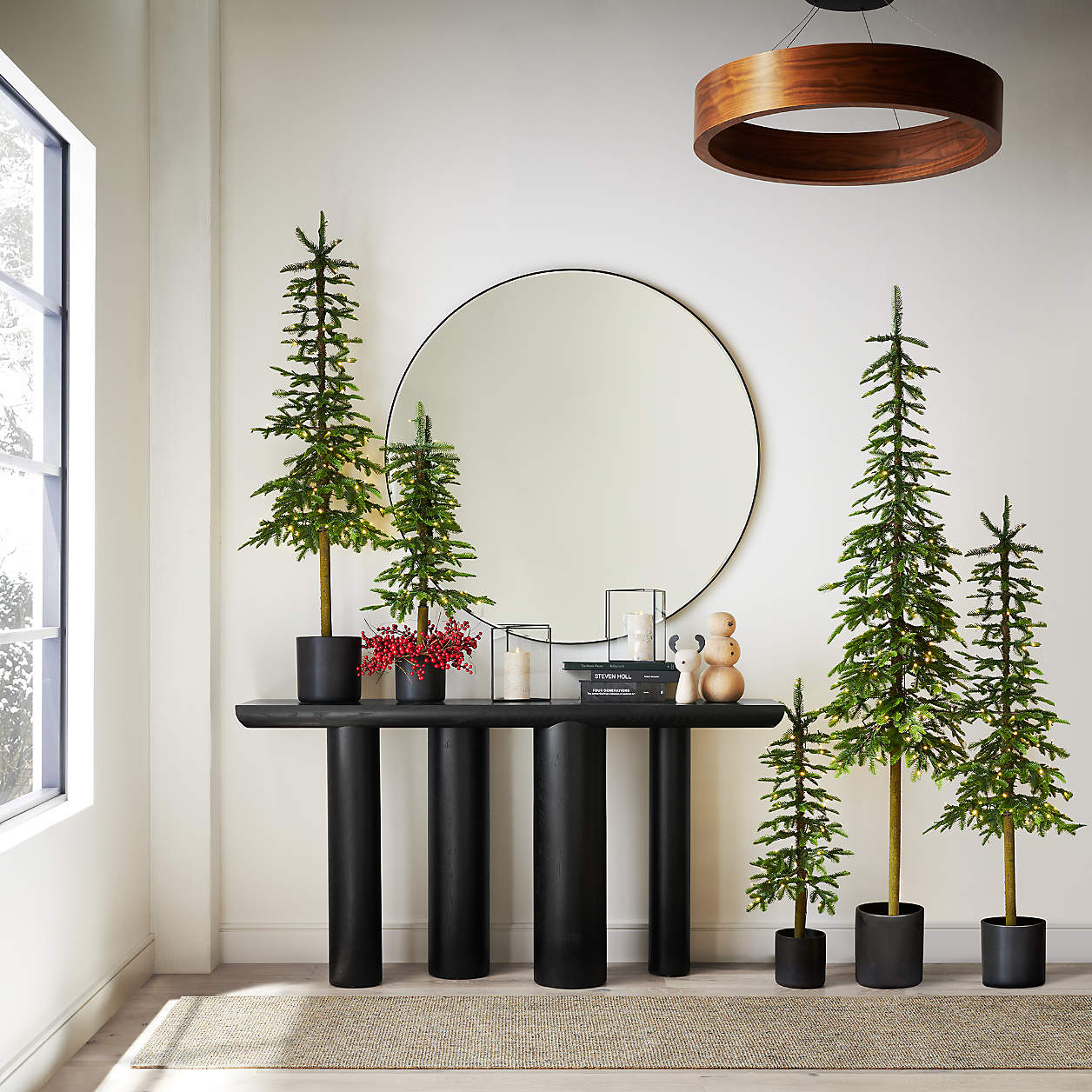 Bomen Black Oak Console Table thumbnail 2
