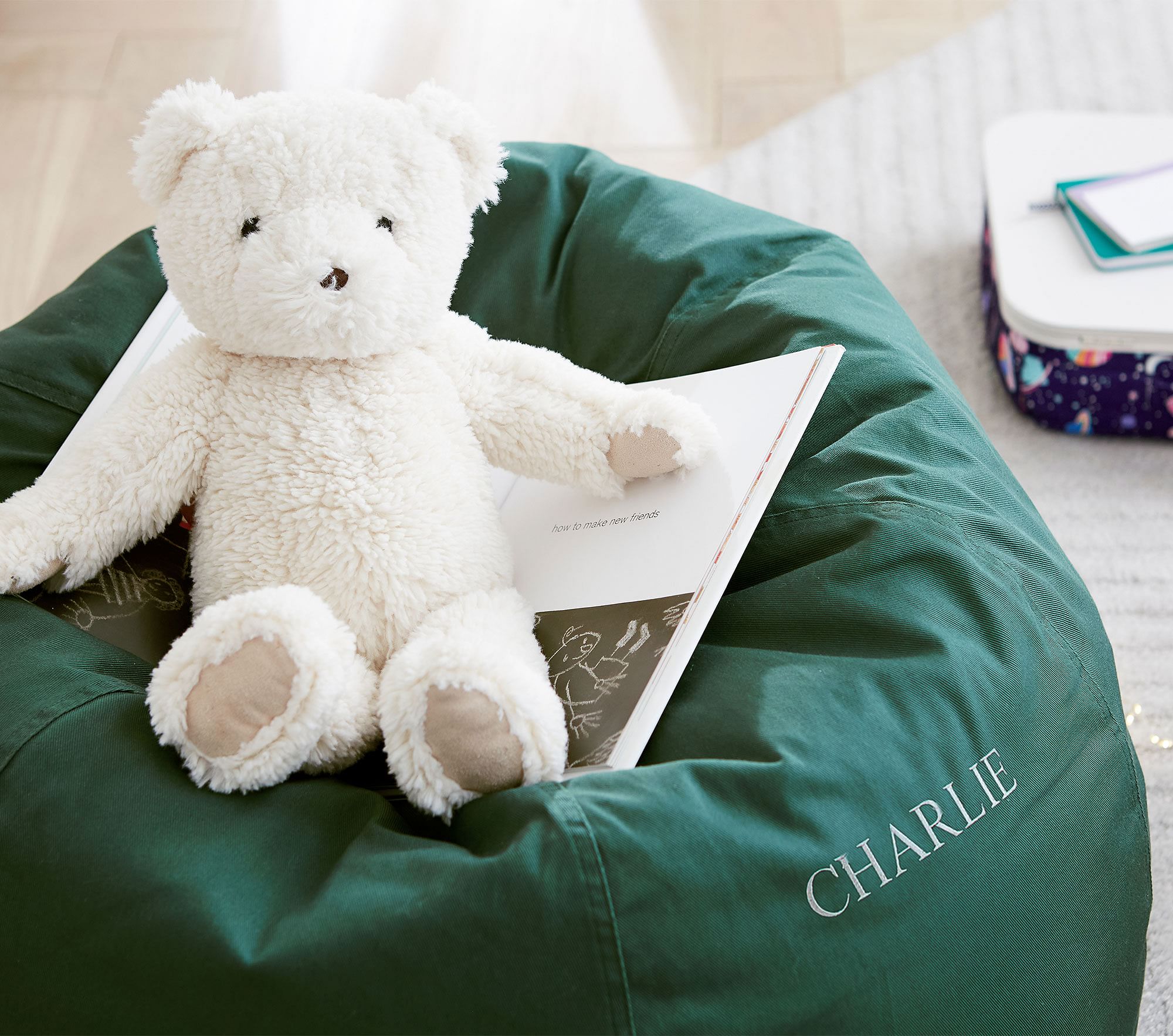Anywhere Beanbag Forest Green thumbnail 2