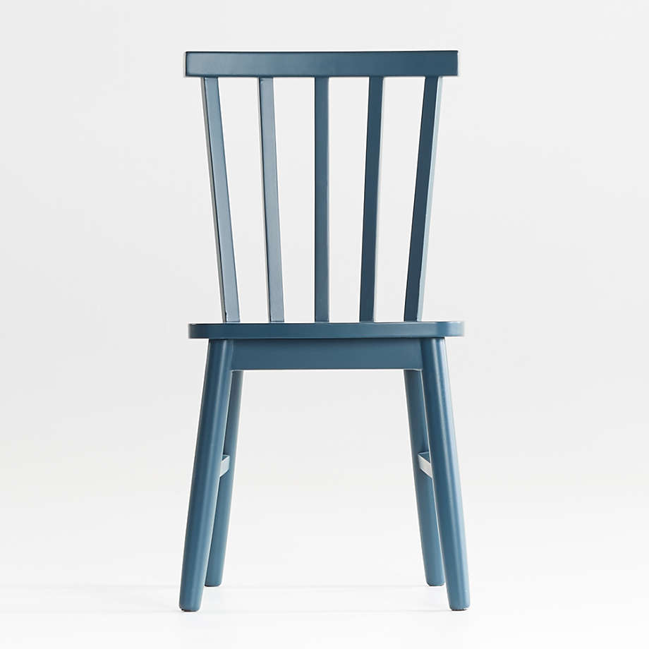 Shore Midnight Blue Wood Kids Play Chair thumbnail 2