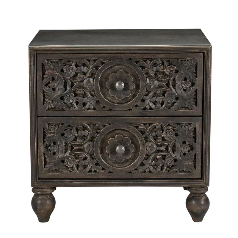 Maderia Solid Wood Nightstand thumbnail 2