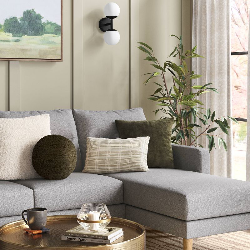 Boucle Sphere Throw Pillow thumbnail 2