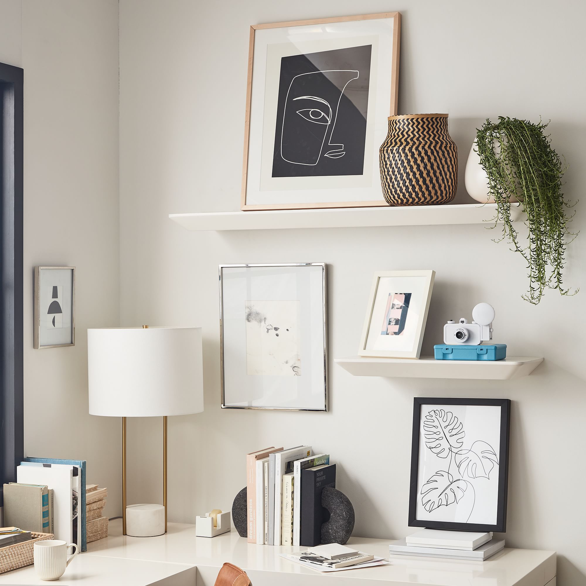 Slim Floating Wall Shelves thumbnail 2