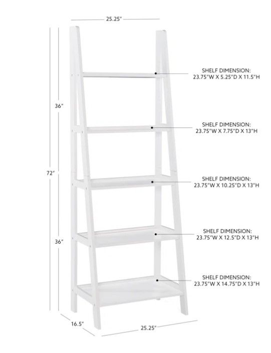 Natrona Ladder Bookcase thumbnail 10