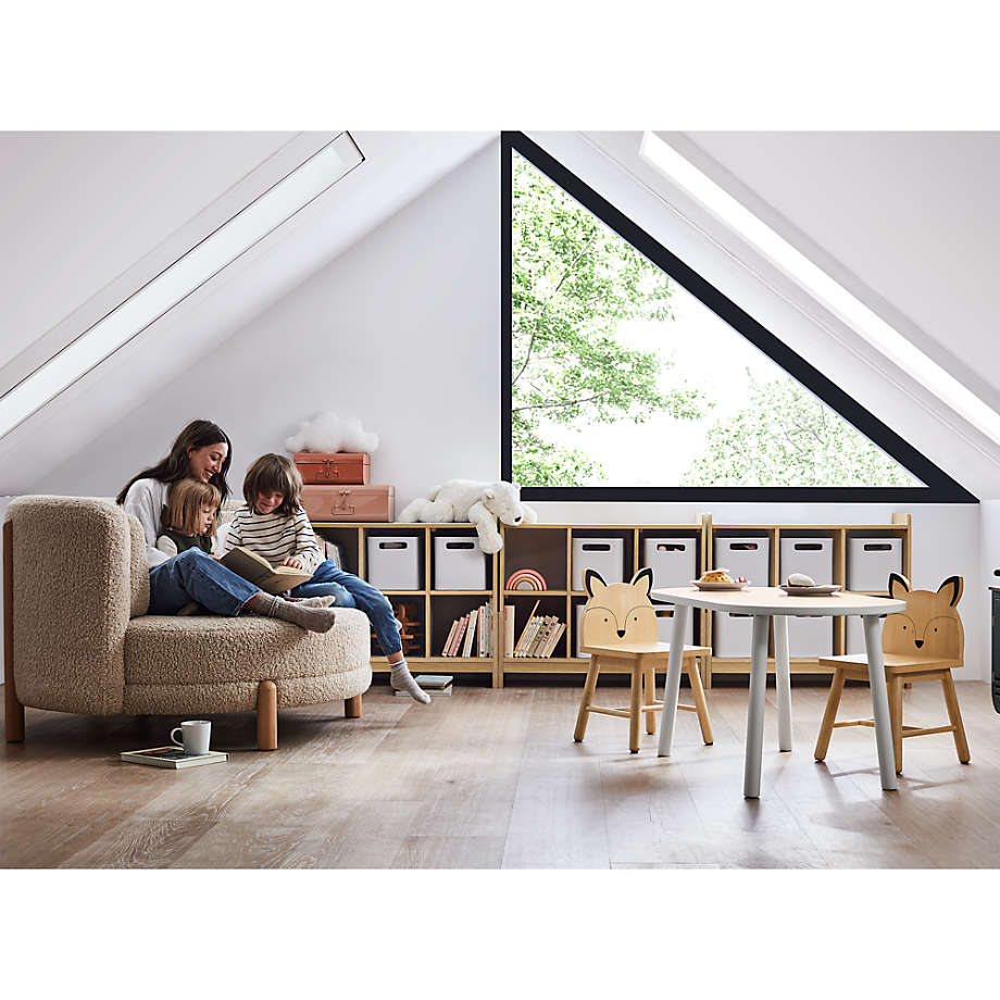 Family Oversized Sherpa Chair and a Half thumbnail 12
