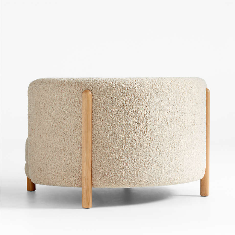 Family Oversized Sherpa Chair and a Half thumbnail 2