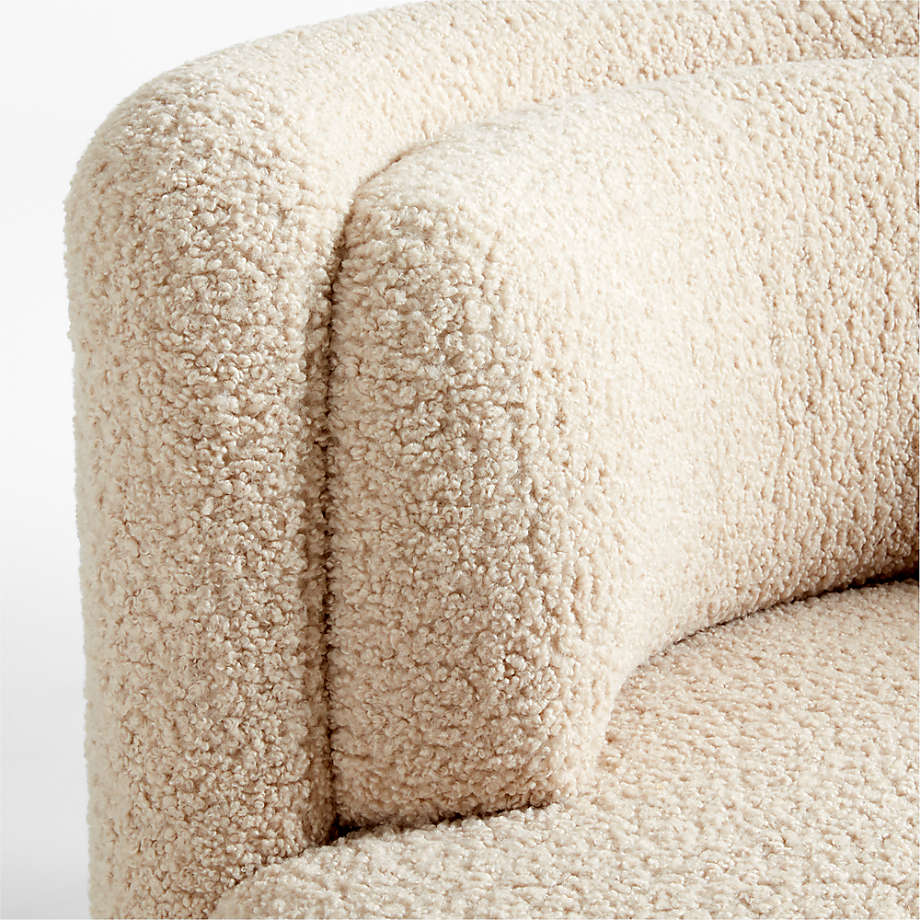 Family Oversized Sherpa Chair and a Half thumbnail 4