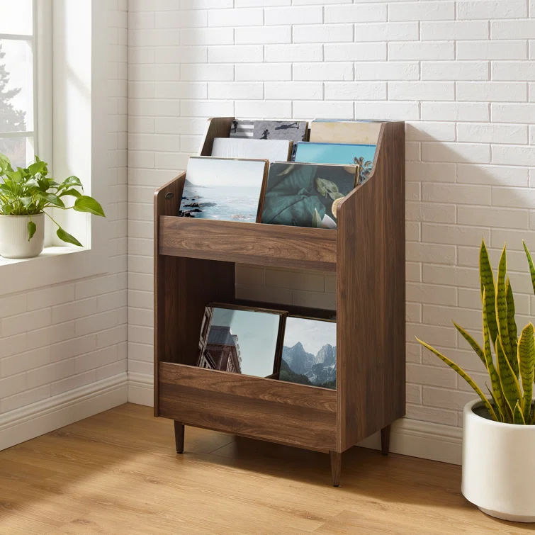 Record Storage Stand Black thumbnail 2