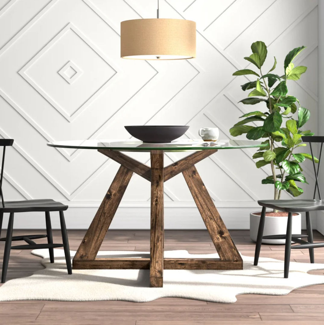 Andaz Pedestal Dining Table thumbnail 2