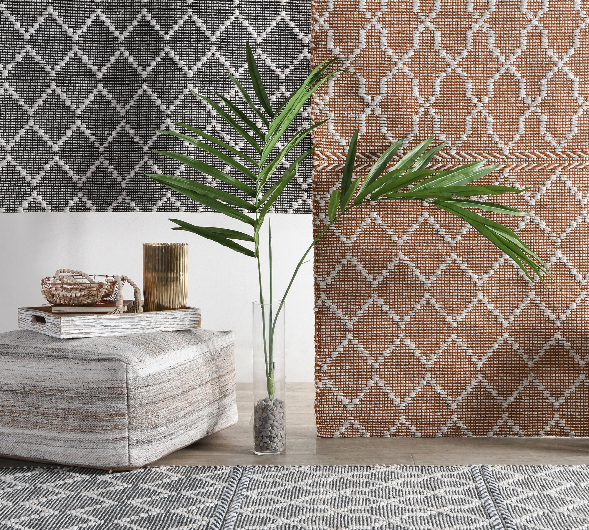 Sona Handwoven Indoor Outdoor Pouf thumbnail 2