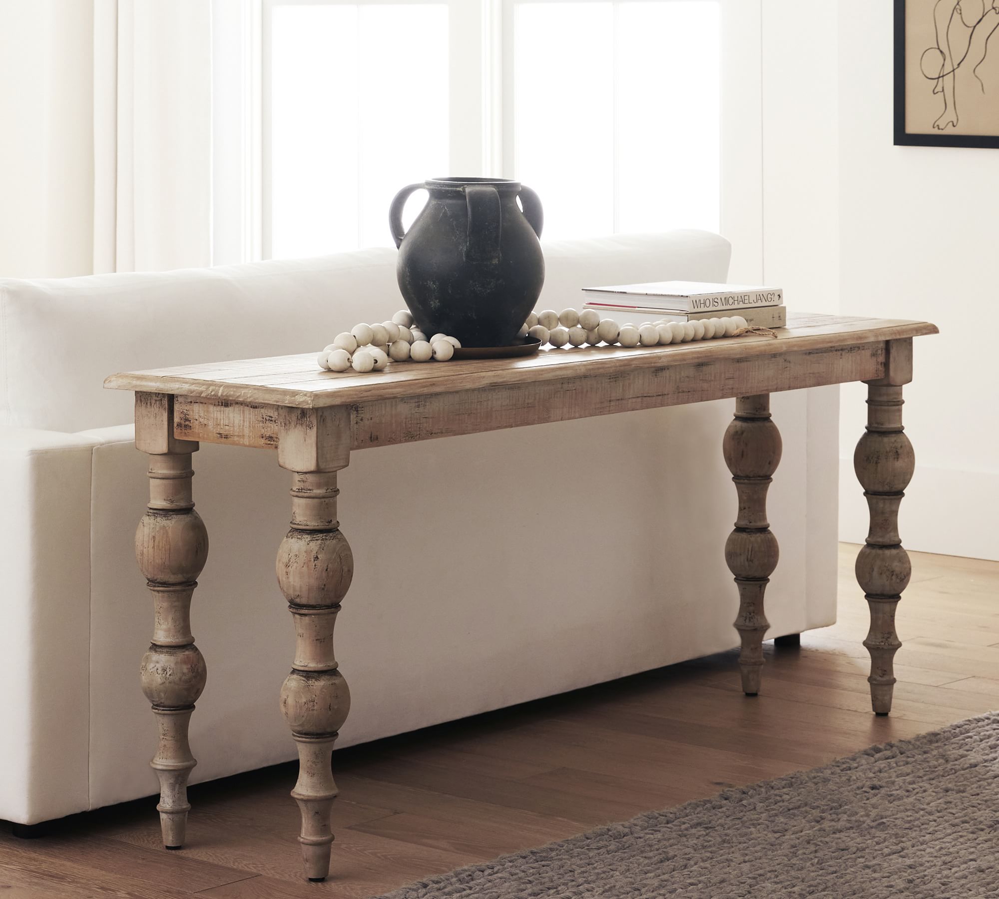 Bander Reclaimed Wood Console Table thumbnail 3