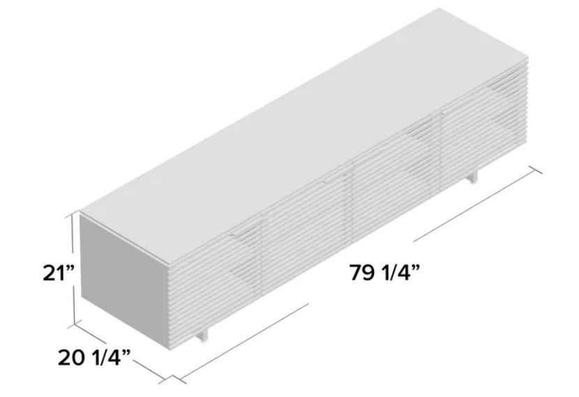 Corridor 79.25'' Media Console thumbnail 3