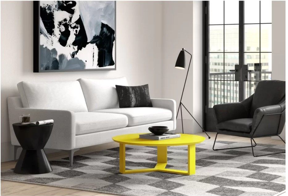 Jones 85.82'' Upholstered Sofa thumbnail 2