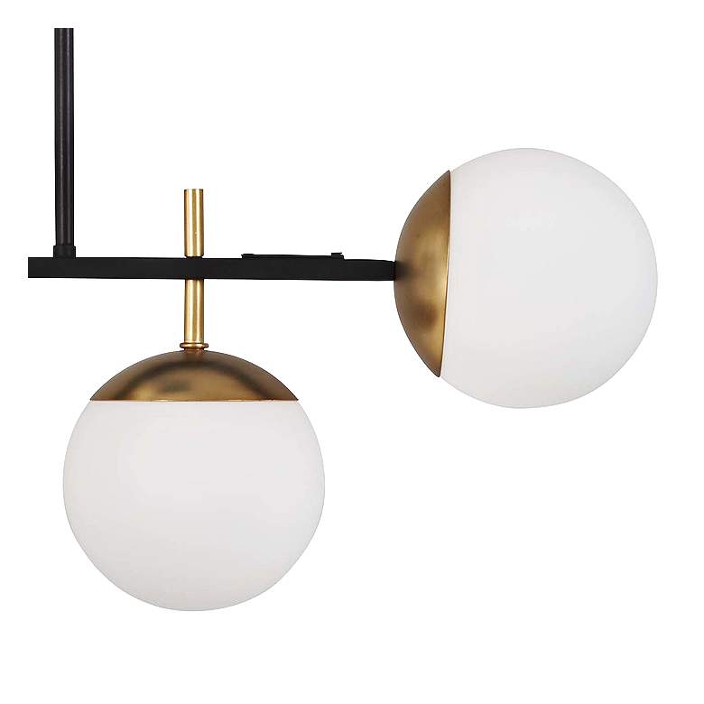 Alluria Black and Gold Modern Kitchen Island Light Pendant thumbnail 3