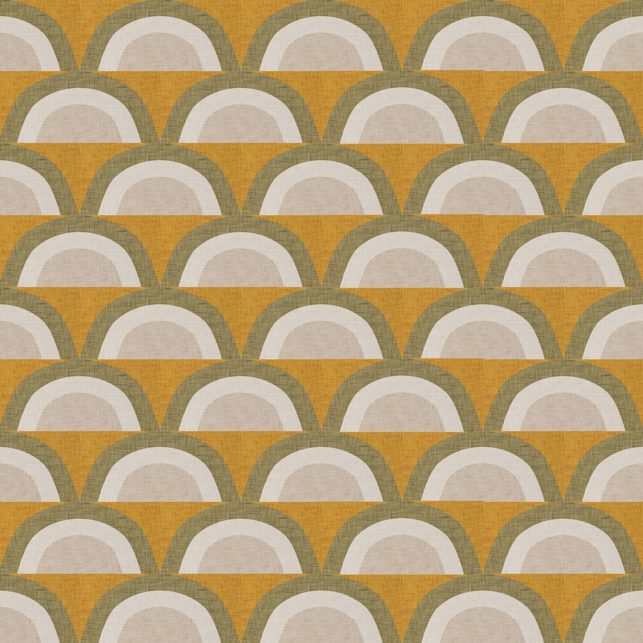 New Mid Mod Mustard Yellow Wallpaper thumbnail 3