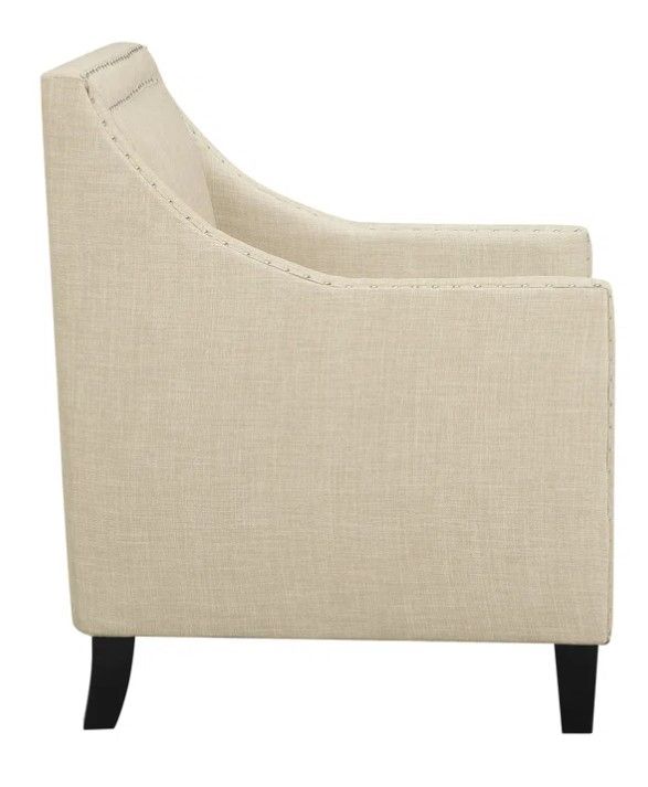 Hilga Erica Accent Armchair With Chrome Nailhead Trim thumbnail 8