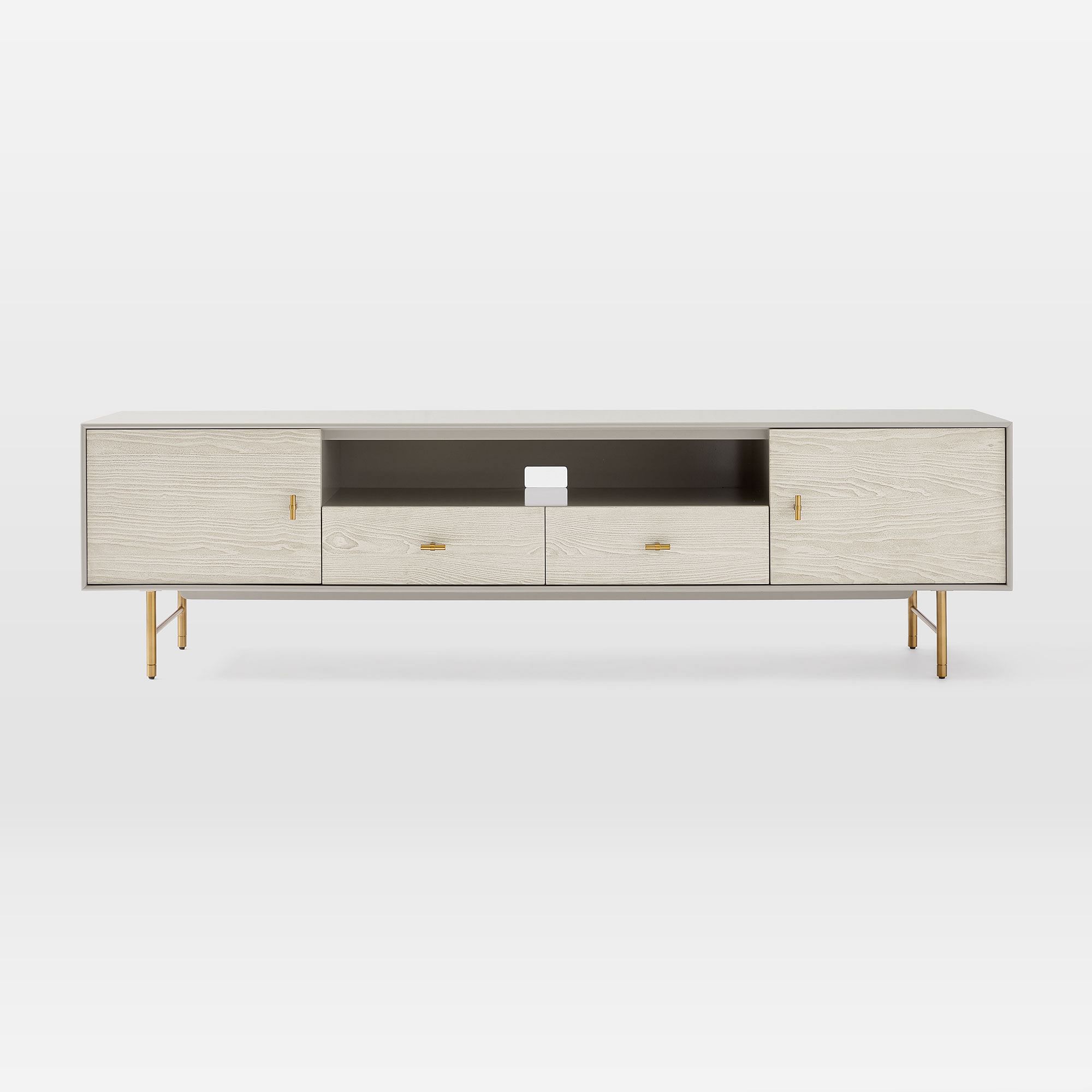 Modernist Wood & Lacquer Media Console thumbnail 3