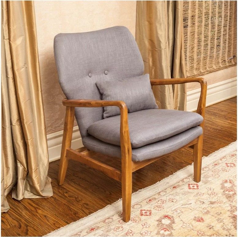 Haddie Mid Century Modern Club Chair thumbnail 4