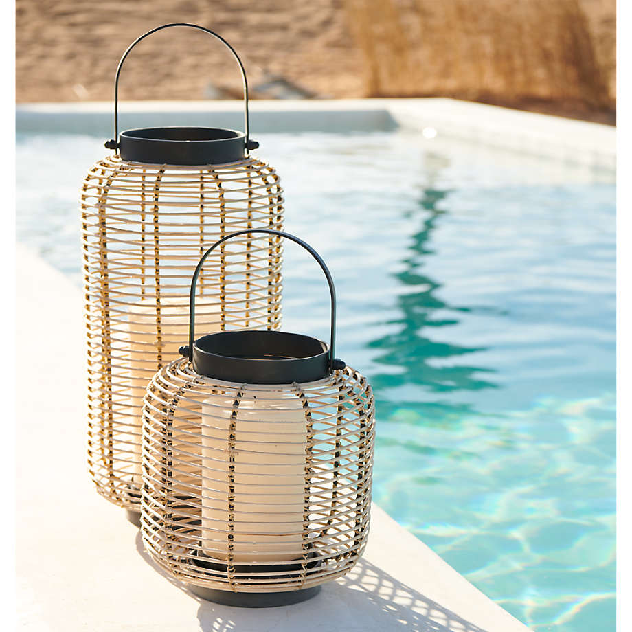 Brigton Rattan Lantern 16" thumbnail 2