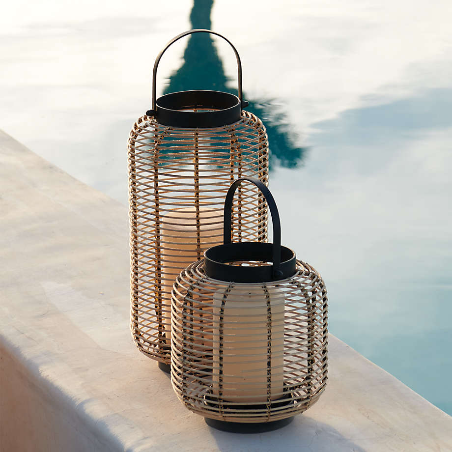 Brigton Rattan Lantern 16" thumbnail 3