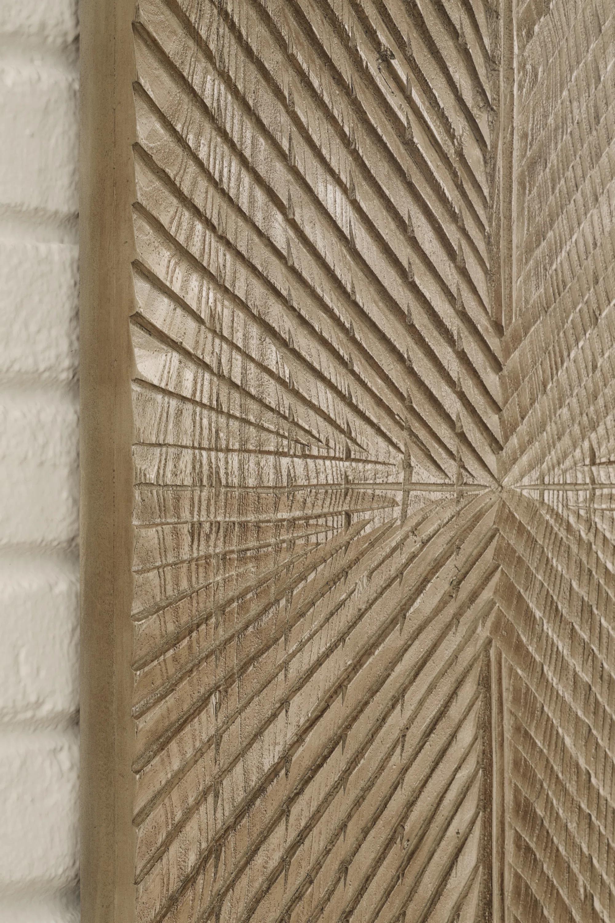 Solid Wood Abstract And Geometric Wall Decor thumbnail 4
