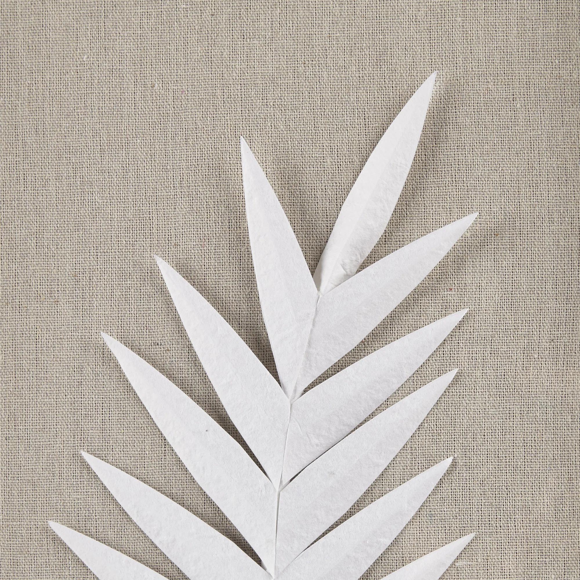 Sabal Framed Rice Paper Palm Leaves 3-piece Shadowbox Wall Décor Set Madison Park thumbnail 6