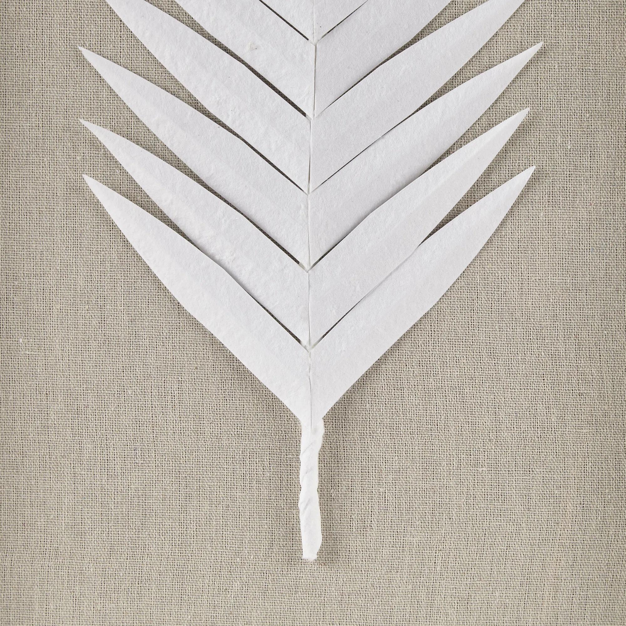 Sabal Framed Rice Paper Palm Leaves 3-piece Shadowbox Wall Décor Set Madison Park thumbnail 9
