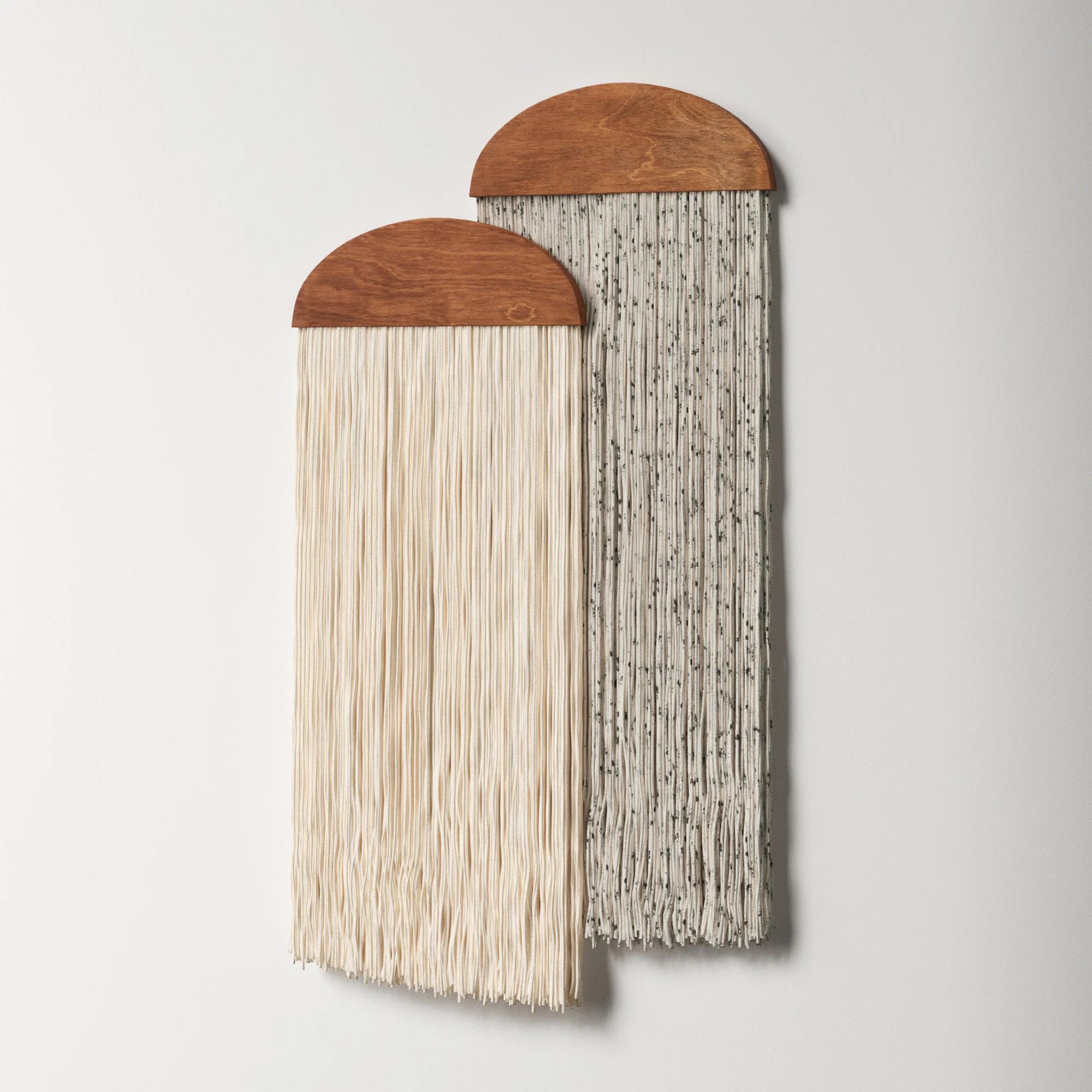 Macrame Knotting Blended Fabric Wall Hanging 2 thumbnail 6