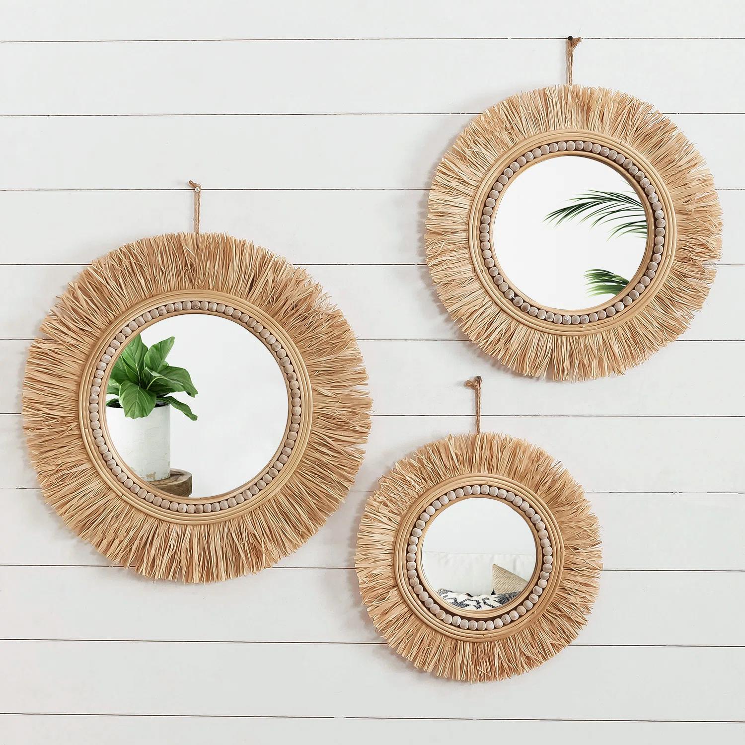 Charlotte Louise Round Ruppie Maritime Wall Mirror- Big thumbnail 2